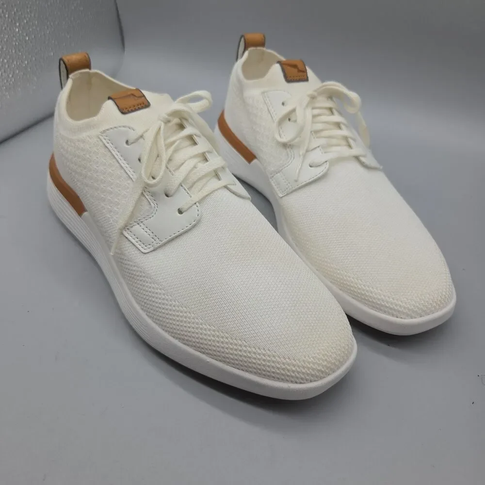 Wolf and Shepherd Swiftknit Derby Mens lightweight white mesh shoes  size 8 NEW